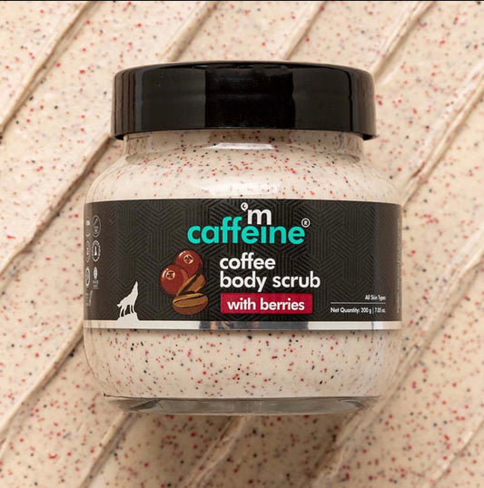 mCaffeine Creamy Coffee Body Scrub with Berries (200g)